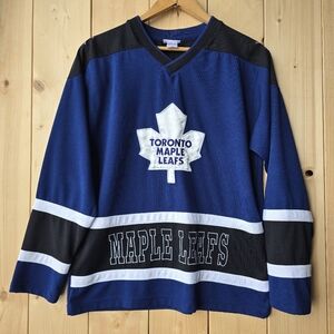 Toronto Maple Leafs Mighty Mac Sports Jersey NHL Hockey Youth Large 14-16